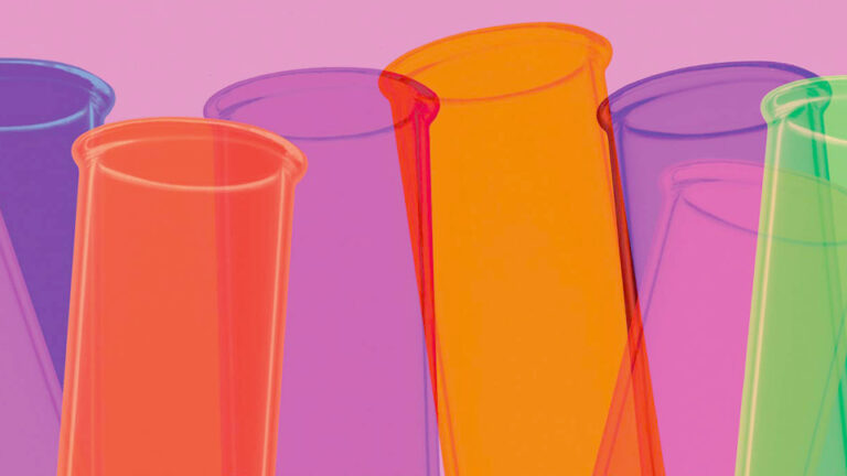 Illustration of test tubes